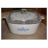 Cornflower Corning Ware 2.5qt Baking Dish with LId