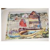 Print Lobster Cove New England
