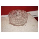 Three Footed Roumnd Serving Dish