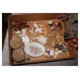 Box lot of Misc Figurines and  Knick Knacks