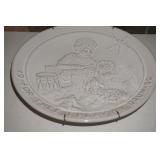 Frankoma Plate 1986 For Thee, I Play My Drums