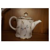 Godinger Flower and Butterfly Tea Pot