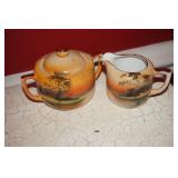 Made in Japan Sugar and Creamer Set