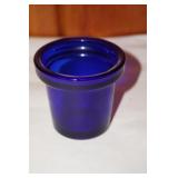 Small Blue Candle Holder