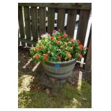Bucket with Flowers