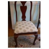 Five  Queen Anne Style Dinning Room Chairs