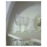 Two Wine Glasses Cristal D
