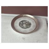 George and Martha Washington Plate