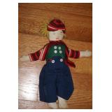 Vtg Toys Stuffed Dutch Boy Doll