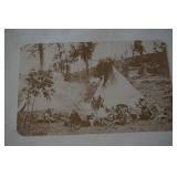 Post Card Mescalero Apache Campe