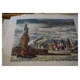 Print Statute of Liberty in NY Harbor