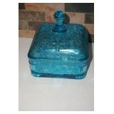 Indian Glass Tiuara Honey Bee Hive Candy Dish