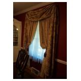 Elegant Dinning Room Window Treatments Tapestry