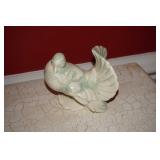 Handmade and Hand Painted Pottery Bird