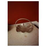 Silver Color Basket with Handle