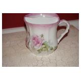 Shaving Cup with Flower Motif