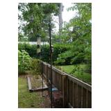 Large Shepherds Hook with Two Bird Feeders