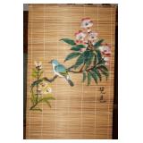 Painted Bamboo Wall Hanging