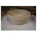 Large Off White Pottery Bowl