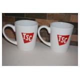 Two Tractor Supply Large Coffee Mugs