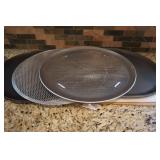 Four Large Pizza Baking Trays