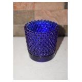 Cobalt Blue Hobnail Glass