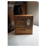 VTG Childs Doll House Wardrobe