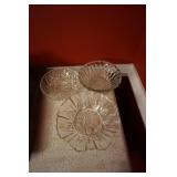 Collection of Three Glass Serving Bowls
