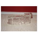 Glass Train Figurine