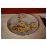 Made in Germany Large Serving Platter Flower Motif