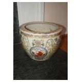 Asian Themed Pottery Planter