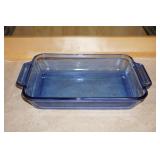 Blue Pyrex 8x11.5x2 Baking Dish