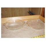 Two Pyrex  Pie Plates