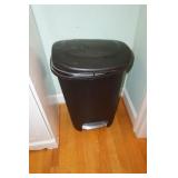 Black Trash Can