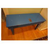 VTG Painted Piano Bench with Storage