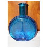 Blue Eiffel Tower Decanter