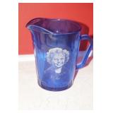 Cobalt Blue Shirley Temple Creamer