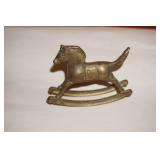 Brass Rocking Horse