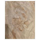 Set of 2 matching Curtain Panels Champagne color