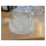 Glass Dome Cheese Platter