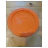 Pyrex Bowl w/Orange Lid