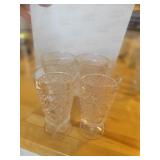 Vtg Hazel Atlas Big Top Peanut Butter Glasses 4