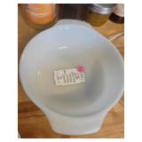 1 Qt Milk Glass Bowl Anchor Hocking
