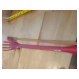 Collection of Back Scratchers 1 Plastic,1 Wooden