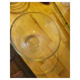 Vtg Frosted Serving Bowl