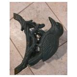 Garden Hose Rack w/bird dï¿½cor