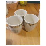 Collection of 3 Mugs