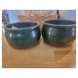 Pair of 2 Apple & Pear Baker Bowls