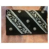 Black Snap Evening Bag w/strap