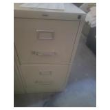 2 Drawer Metal Filing Cabinet
